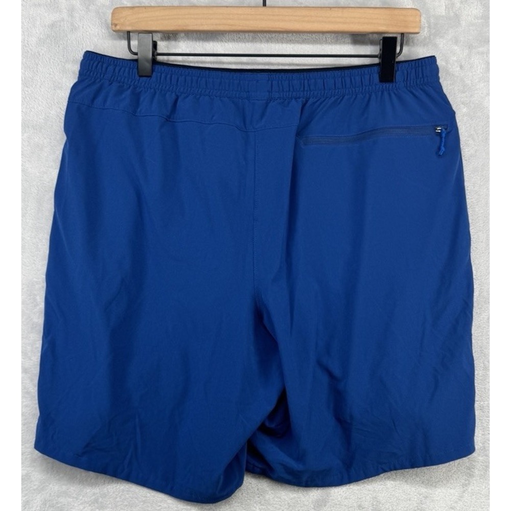 Patagonia Nine Trails Athletic Shorts Blue Stretch Lightweight 8" Men's Size L - Picture 2 of 5
